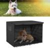 Beufee Land Dog Crate Cover, Outdoor Pet Crate Shelter, 124.5 x 84 x 79 cm, Black view 3