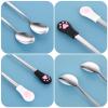 6-Piece Stainless Steel Cat Food Spoon Set for Dogs and Cats view 4