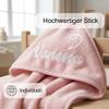smartaini Personalized Baby Hooded Towel with Name, Soft Cotton, Blue view 2