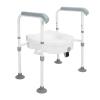 shenruifa Elevated Toilet Seat with Handles view 1