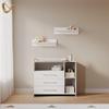 Livinity Torino Changing Table Dresser, White view 2