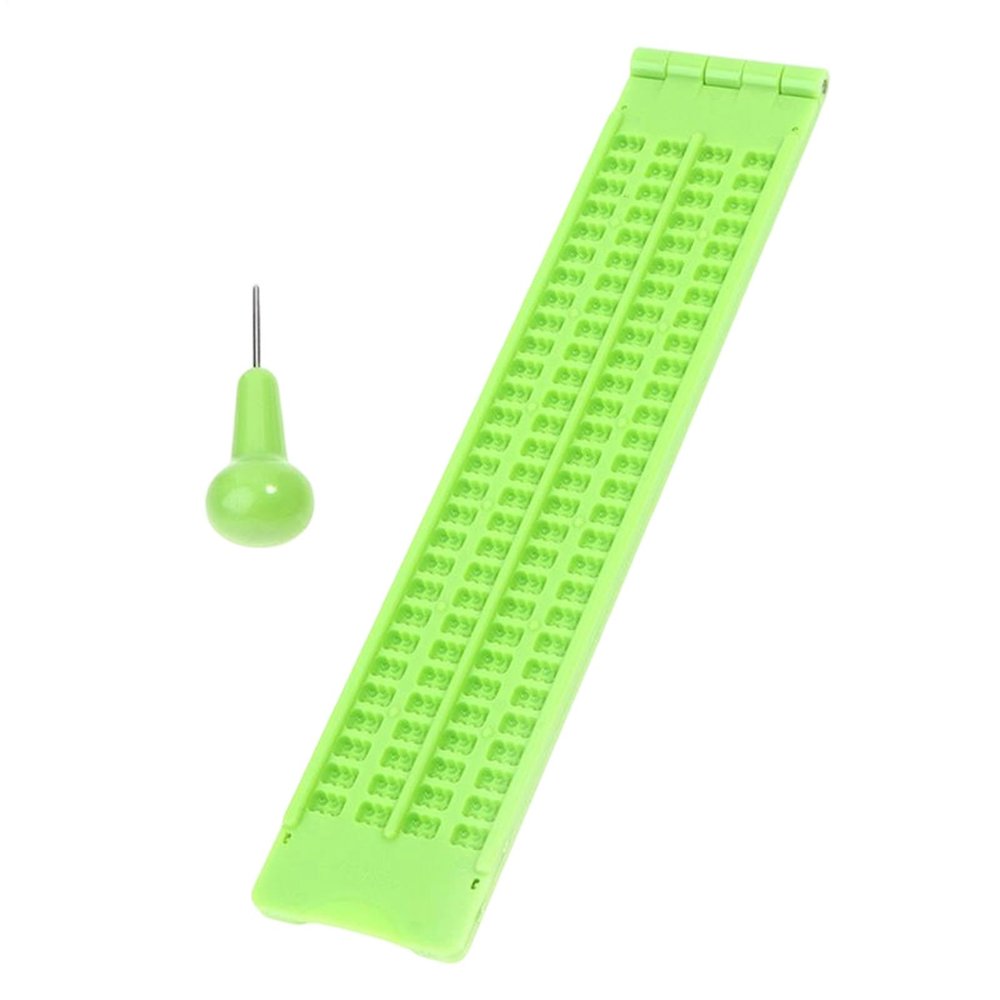 Braille Writing Slate, 4 Lines, 28 Cells