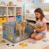 Portable Foldable Dog Toilet Tray with High Walls view 3