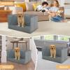 Portable Foldable Dog Toilet Tray with High Walls view 4