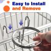 Portable Stainless Steel Cart Cup Holder view 3