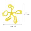 2-Piece Finger Trainers, Yellow Silicone, for Musicians and Athletes view 2