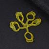2-Piece Finger Trainers, Yellow Silicone, for Musicians and Athletes view 3