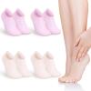 Garneck 4-Pair Silicone Moisturizing Socks for Women view 1