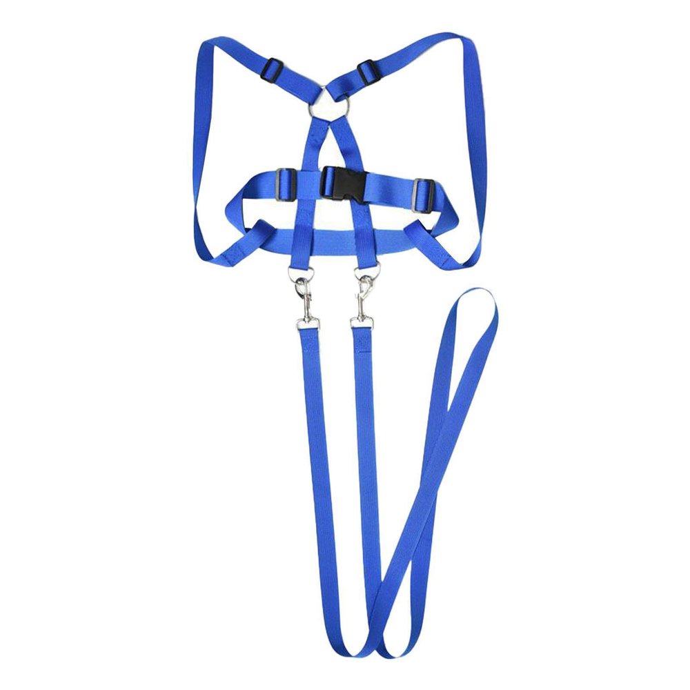 CLSSLVVBN Children's Play Harness, Adjustable Walking Harness, Blue, 39.5–63 cm