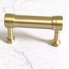 JgYiAngBq 2.25-Inch Brushed Gold Cabinet Pull view 2