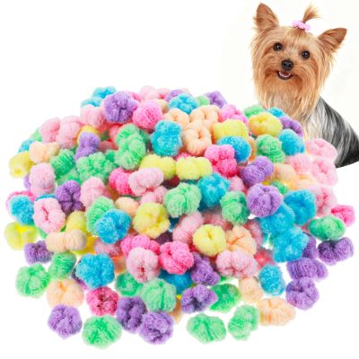 200 Pack 2cm Small Dog Hair Ties