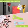 SKISUNO Magnetic Scissor Sheaths, PP, 6-Pack, for Kitchen Scissors, with Soft Magnet view 3