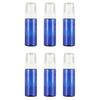 SKISUNO 6-Pack 150 ml Foaming Pump Bottles, PET Plastic, Wide Opening, Blue view 1