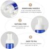 SKISUNO 6-Pack 150 ml Foaming Pump Bottles, PET Plastic, Wide Opening, Blue view 3