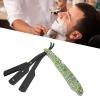 Pongnas Straight-Edge Razor with Stainless Steel and Acrylic Handle view 3