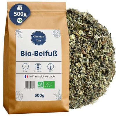 Loose Organic Mugwort Leaves and Stems Herbal Tea – Artemisia vulgaris L. – Packed in France (500 g, 250 cups)
