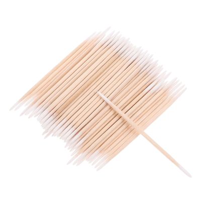 Operitacx Double-Ended Cotton Swabs, 2-Piece Set for Precise Makeup and Permanent Tattoo Application