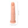 Operitacx Silicone Practice Fingers for Nail Art, Lifelike Beige, Flexible Training Model view 2