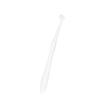 Simple Dog Toothbrush with Fine Bristles, Long Handle, White view 1