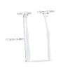 Simple Dog Toothbrush with Fine Bristles, Long Handle, White view 2