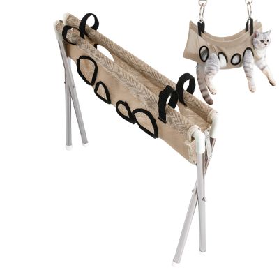 8-Hole Cat Grooming Hammock