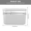 Operitacx Large White PP Medicine Box with Handle view 2