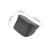 Tofficu Faux Leather Shampoo Neck Rest for Hair Salons and Barbers view 2