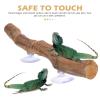 Terrarium Reptile Toy Wooden Stand with Climbing Branch for Lizards view 3