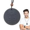 Lava Stone Pendant Necklace view 1