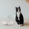 SOLUSTRE Cat Pillow, Soft U-Shaped Plush Lounger Cushion, Soothing Toy Blanket for Small Dogs and Cats, Cozy Cat Bed view 4