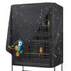Bird Cage Cover, Waterproof, Opaque with Zipper, Nighttime Cover for Budgies, Parrots, Cockatiels and Finches view 1