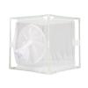 Observation Cage, Reusable Butterfly Breeding Box, 16 x 16 x 16 cm, White, Sleeve-Shaped view 1