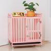 GJGHKLHL Furniture-Style Dog Crate with Wheels, End Table, Indoor Dog House, 110 cm view 1