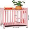 GJGHKLHL Furniture-Style Dog Crate with Wheels, End Table, Indoor Dog House, 110 cm view 2