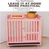 GJGHKLHL Furniture-Style Dog Crate with Wheels, End Table, Indoor Dog House, 110 cm view 3