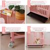 GJGHKLHL Furniture-Style Dog Crate with Wheels, End Table, Indoor Dog House, 110 cm view 4