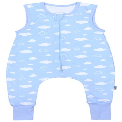 TupTam Baby Summer Sleep Sack with Legs, 0.5 TOG, Cloud Blue, 116-122