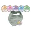 LÖWENKIND All-in-One Set for Common Childhood Complaints | Colds, Teething, Sleep, Tummy Discomfort, Restlessness | 5 x 5 Natural Herb Pads | Organic Cotton Muslin Neck Scarf (Pistachio) view 1