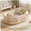 Baby Bathtub, 29.5 x 17.7 in, Foldable Portable Tub with Base and Drain Plug view 4