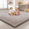Voxirum 2.5 cm Thick Baby Play Mat, Non-Slip, Gray, 130 x 160 cm view 1