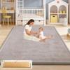 Voxirum 2.5 cm Thick Baby Play Mat, Non-Slip, Gray, 130 x 160 cm view 2