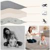 Voxirum 2.5 cm Thick Baby Play Mat, Non-Slip, Gray, 130 x 160 cm view 3
