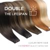WENNALIFE Genius Invisible Weft Human Hair Extensions, 40 cm, 50 g, Light Burgundy view 4
