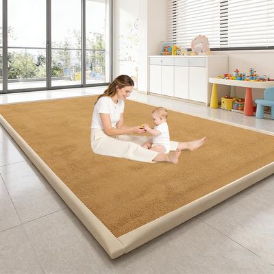 Voxirum 2.5 cm Thick Baby Play Mat, Memory Foam, Non-Slip, Ginger, 150 x 180 cm