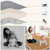 Voxirum 2.5 cm Thick Baby Play Mat, Memory Foam, Non-Slip, Ginger, 150 x 180 cm view 3