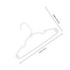 Zerodeko 10-Pack Children's Hangers, PP, Non-Slip, White view 2
