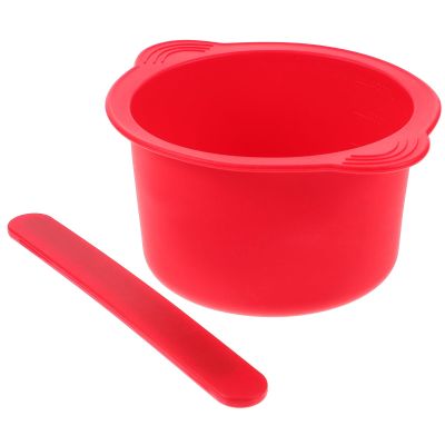 SKISUNO 400 ml Silicone Wax Warmer Pot with Stirring Rod