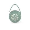 Suavinex Baby Pacifier Case, 2 Pacifiers, Green Bunnies view 1