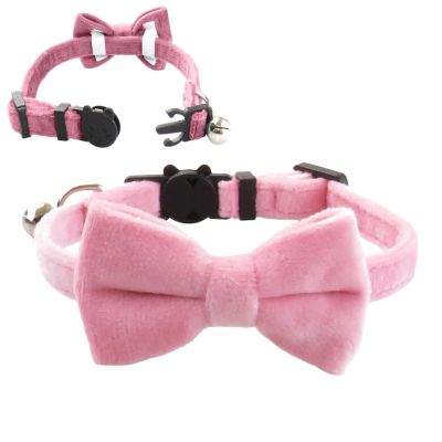 Dog Collar with Bow Tie and Bell