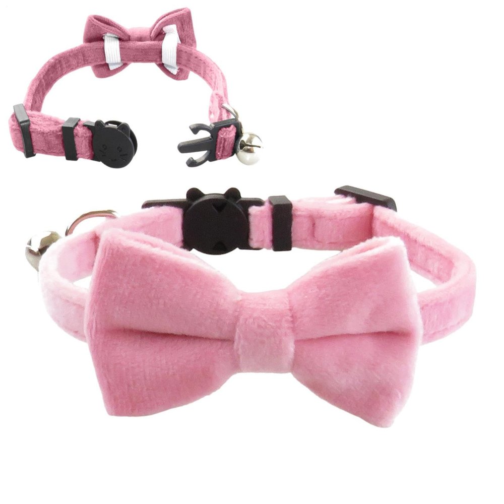 Dog Collar with Bow Tie and Bell